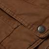 Sepideh Enzyme Washed Twill Multi Panel Utility Bomber Jacket - Brown - Thumbnail 9