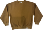 Okay Alright Good Enough Crew Sweatshirt - Cappuccino - Thumbnail 4