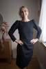 Rightful Owner Clara Wool Dress - Black - Thumbnail 1