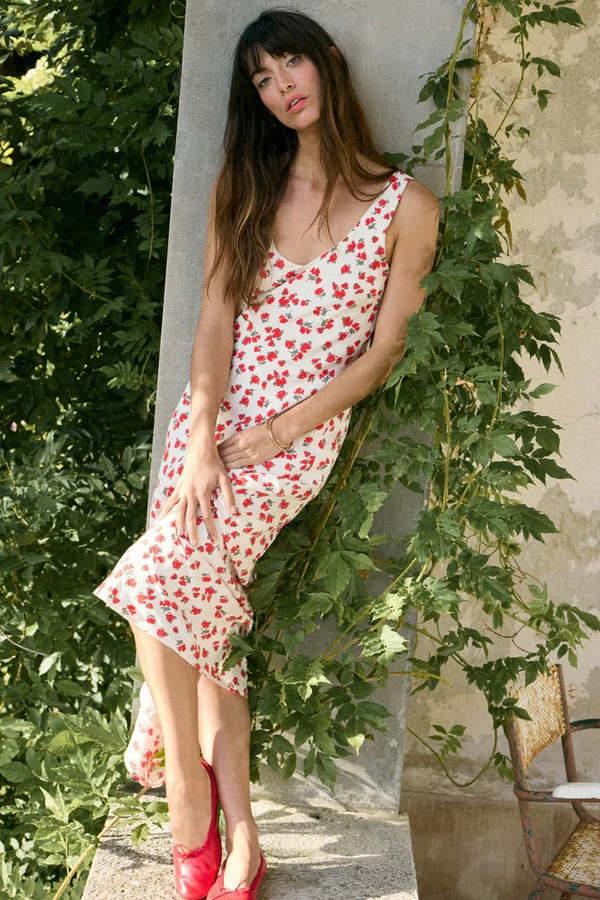 Z Supply Hana La Rosa Ditsy Maxi Dress - Sea Salt | Garmentory