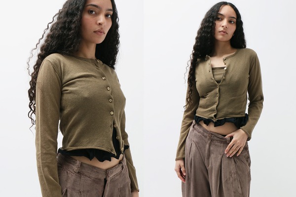 ECKHAUS LATTA Branch Veil Cardigan ECKHAUS LATTA Branch Veil Cardigan