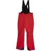 ellesse Bonded Softshell Fleece Articulated Moto Ski Bib Pants - Red - Thumbnail 1