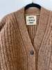 Happy French Gang Gaston Undyed Aplaca Cardigan - Caramel  - Thumbnail 11