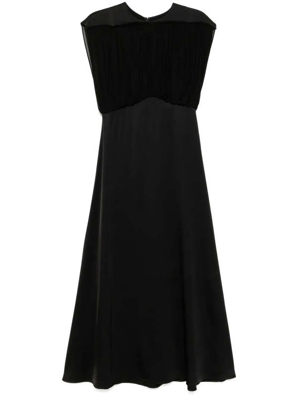 Zimmermann Crush Bias Midi Dress - Black | Garmentory Zimmermann Crush Bias Midi Dress - Black | Garmentory