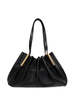 Ulla Johnson Isadora Ruched East West Tote - Noir - Thumbnail 1