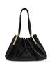 Ulla Johnson Isadora Ruched East West Tote - Noir - Thumbnail 3