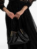 Ulla Johnson Isadora Ruched East West Tote - Noir - Thumbnail 6