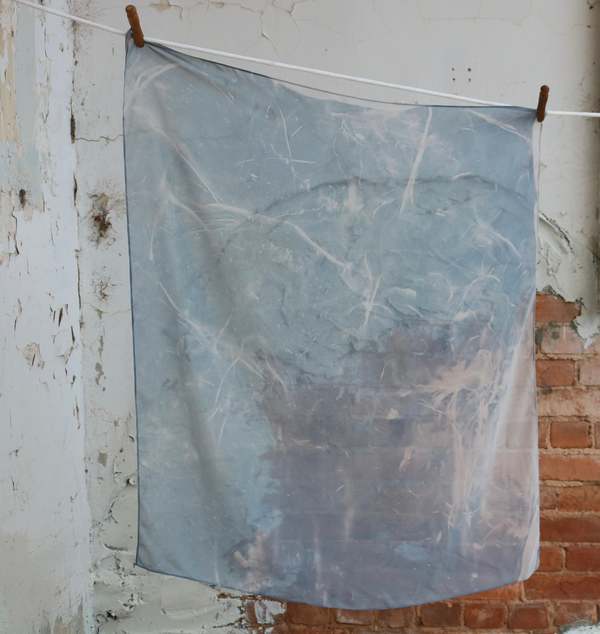 Chase Shuman Handprinted Chiffon Scarf