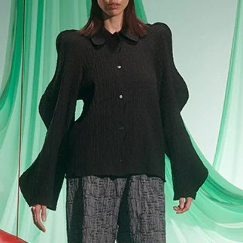 【 HENRIK VIBSKOV 】SS トップス Henrik Vibskov Very Turtle Dress, Black – Glasswing