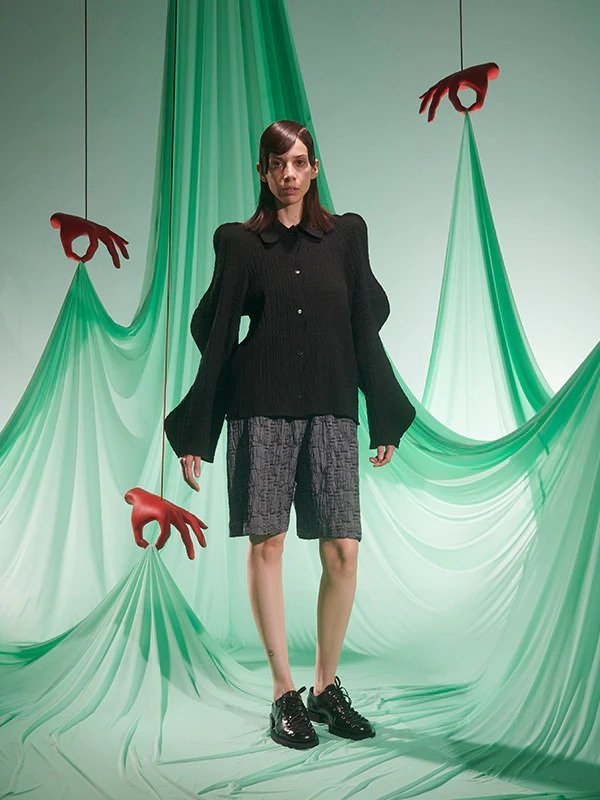 Henrik Vibskov Octo Shirt - Black | Garmentory