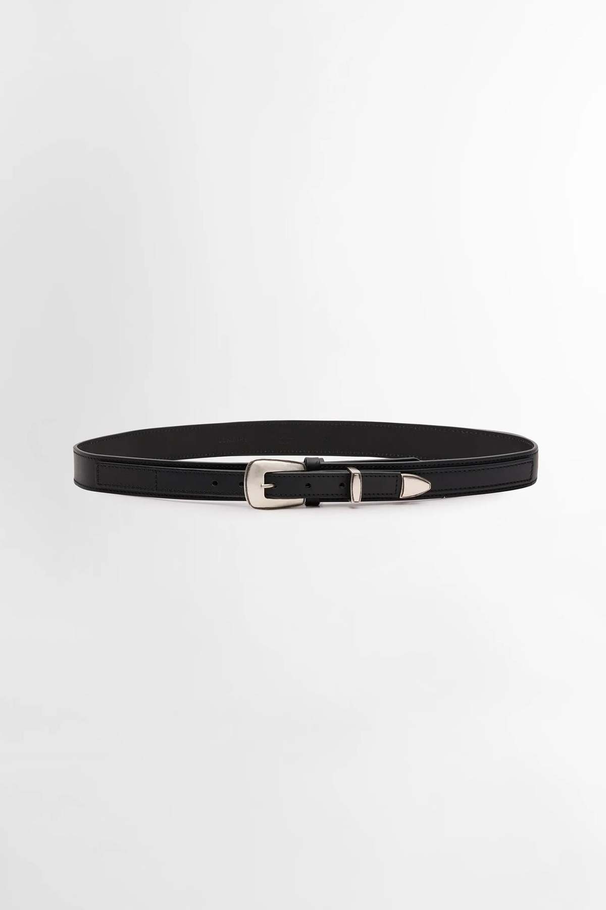 Lemaire Minimal Western Belt - Black | Garmentory