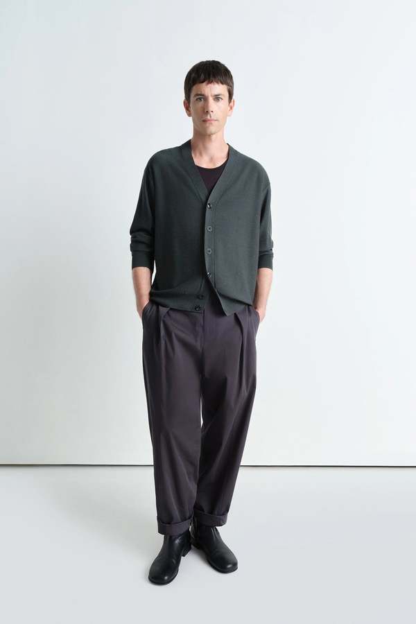 【LEMAIRE】RELAXED TWISTED CARDIGAN Lemaire RELAXED TWISTED CARDIGAN | REVERSIBLE