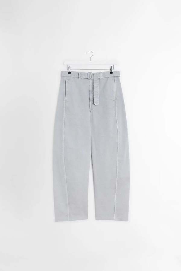 Lemaire Twisted Belted Pants - Snowy Blue Grey Lemaire Twisted Belted Pants - Snowy Blue Grey