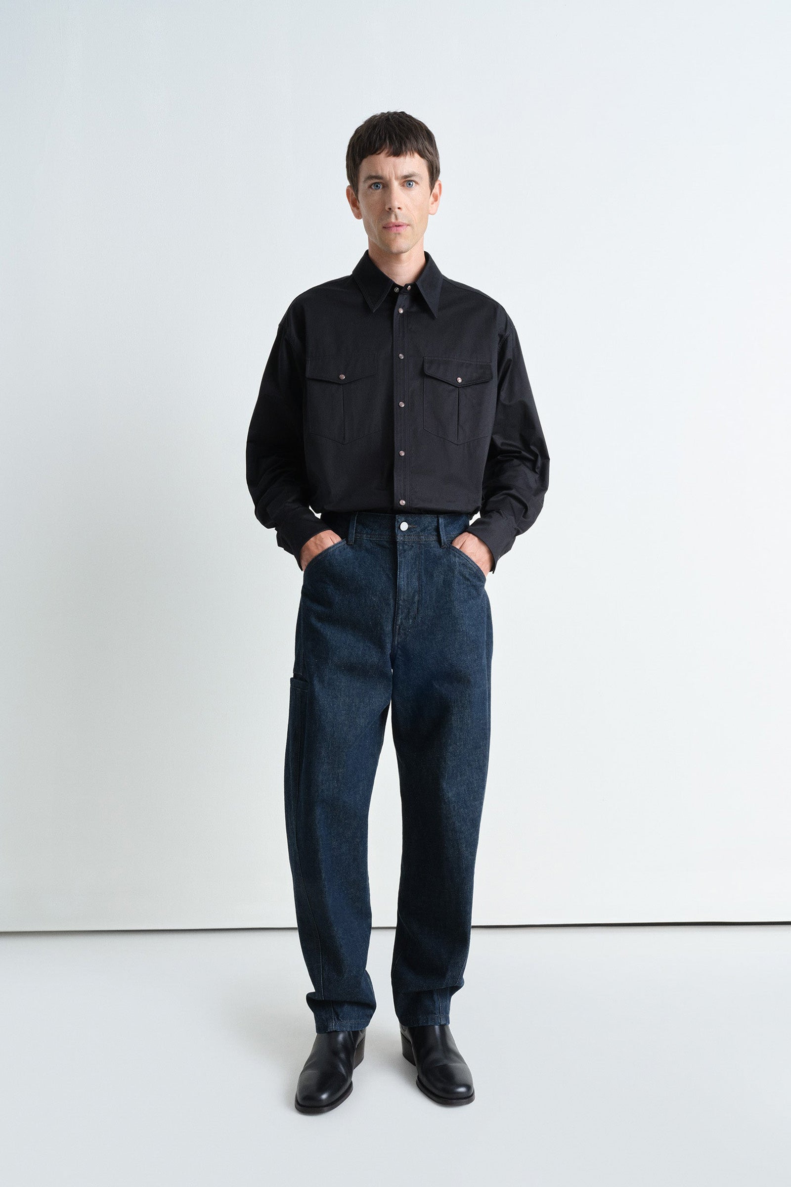 美品 LEMAIRE TWISTED WORKWEAR PANTS Brown Twisted Workwear Trousers by LEMAIRE on Sale