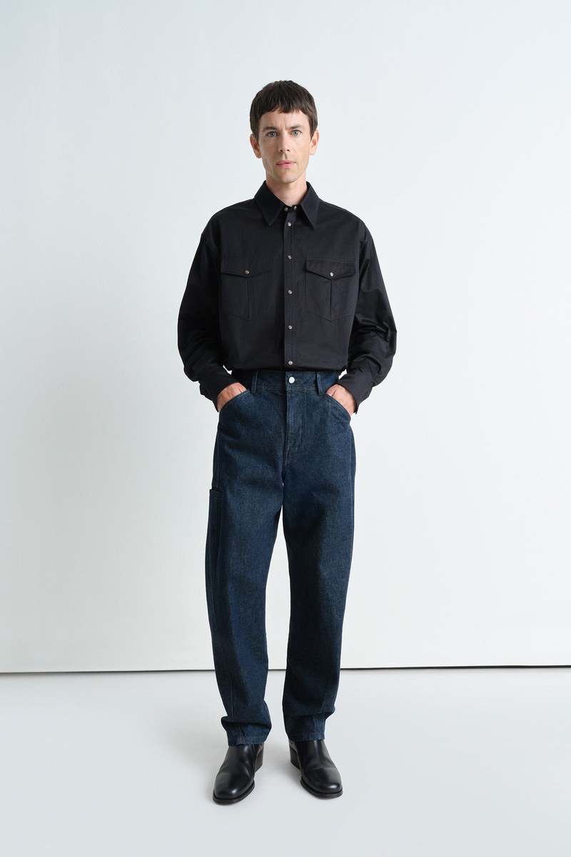 Lemaire Twisted Workwear Pants - Indigo Lemaire Twisted Workwear Pants - Indigo