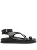 A.Emery Jalen Slim Sandal - Black - Thumbnail 1