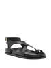 A.Emery Jalen Slim Sandal - Black - Thumbnail 2