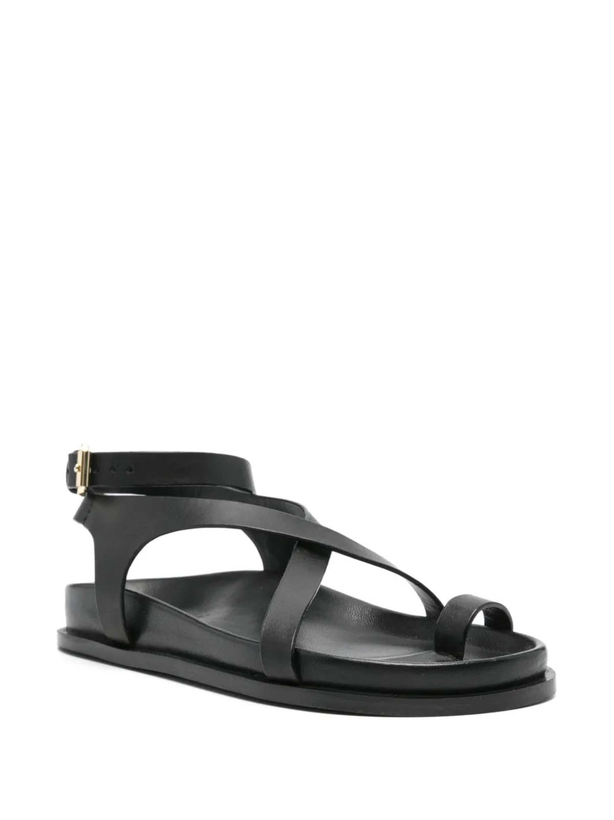 A.Emery Jalen Slim Sandal - Black - Image 2 of 4