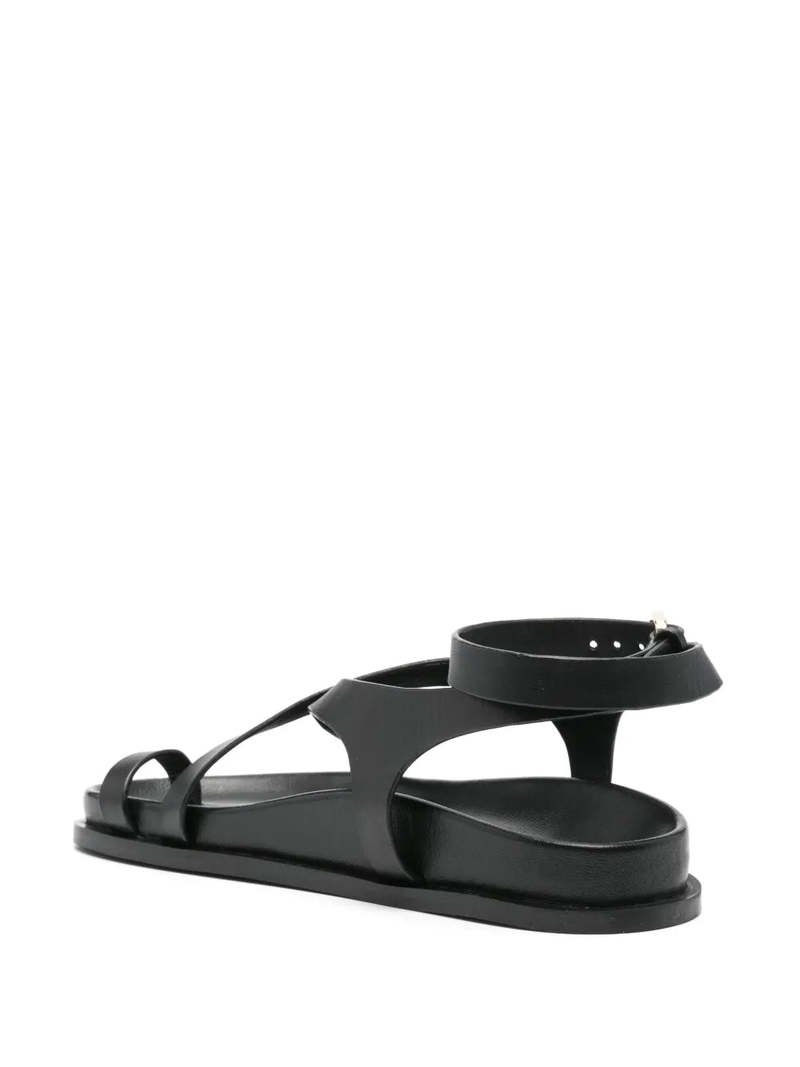 A.Emery Jalen Slim Sandal - Black