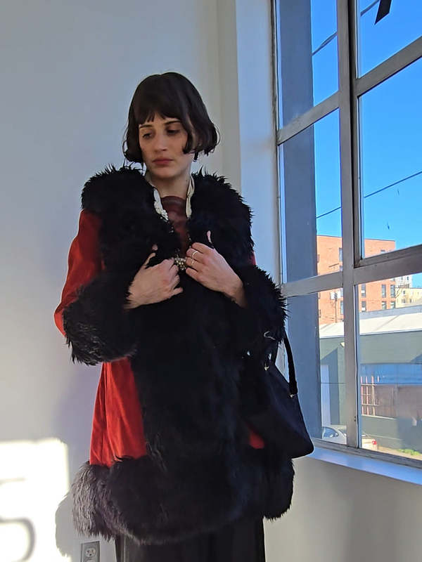 Vintage Merlot Suede Penny Lane Coat