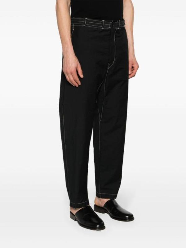 パンツ LEMAIRE Women Straight Pants PA1199 LD1031BK999 Black Lemaire Straight Pants Black – Neighbour
