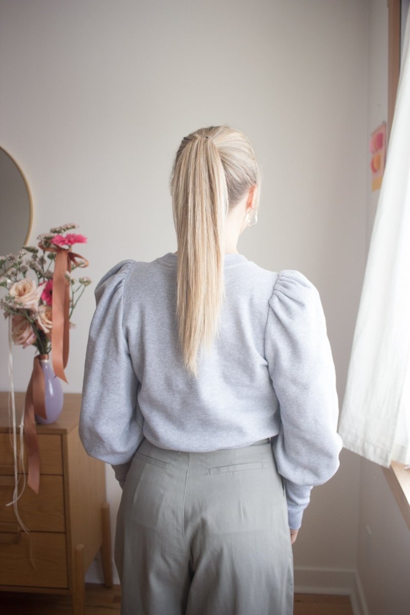 Eliza Faulkner Lana Fleece Sweater - Grey Eliza Faulkner Lana Fleece Sweater - Grey