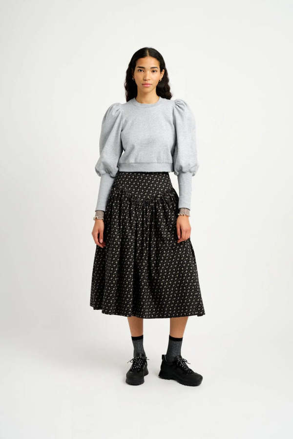 Eliza Faulkner Lana Fleece Sweater - Grey Eliza Faulkner Lana Fleece Sweater - Grey