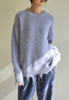 The NKC Store Distressed Sweater - Blue - Thumbnail 6