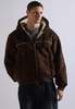 The NKC Store Cacao Sherpa Hoodie - Brown - Thumbnail 2