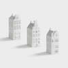 &Klevering Canal House Tealight Holder - Set of 3 - Thumbnail 1
