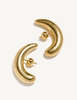 SHOP COUP D'ETAT Half Moon Hoops Earrings - Thumbnail 1