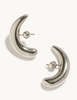 SHOP COUP D'ETAT Half Moon Hoops Earrings - Thumbnail 4