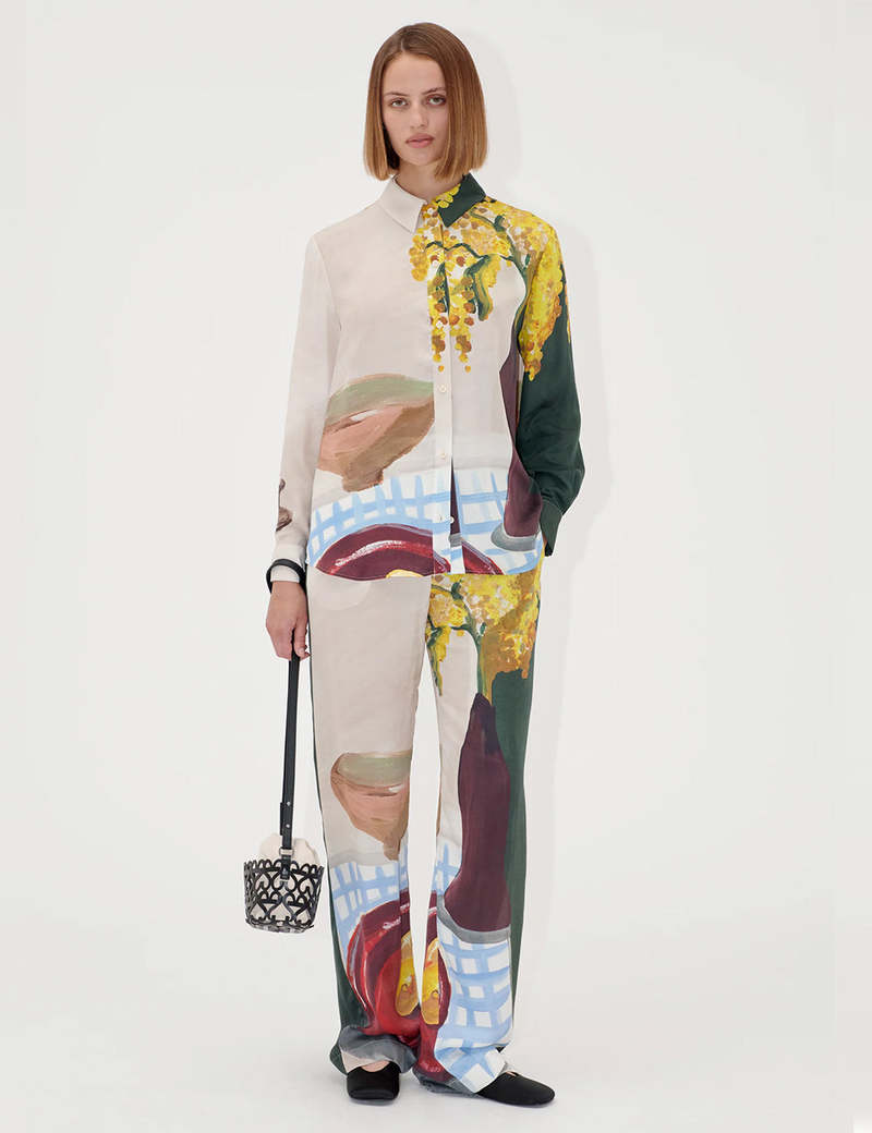 Stine Goya Lemons On A Plate Pants