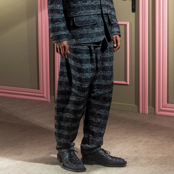 Henrik Vibskov Ants Pants - Black White Checks | Garmentory
