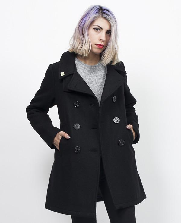 未使用　FIDELITY WOMENS SHORT 4B PEACOAT M FIDELITY-Women-s-Peacoat-