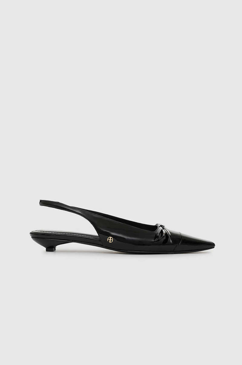 サンダル・ミュール ANINE BING SS25 ZOEY SLING BACK RIBBON (A1410790BLK1 BLACK) ANINE BING | I remember seeing a sample of the Zoey