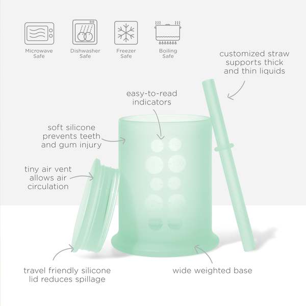 Olababy Training Cup with Lid + Straw 5oz Olababy Training Cup with Lid + Straw 5oz