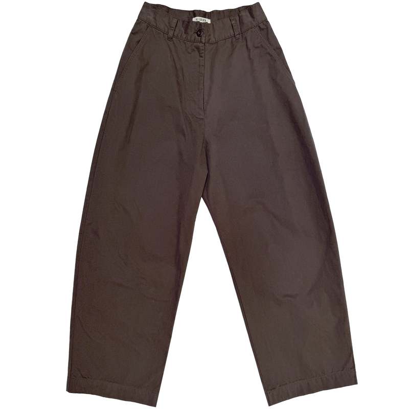 Ali Golden Loose Barrel Pant - Dark Taupe Ali Golden Loose Barrel Pant - Dark Taupe