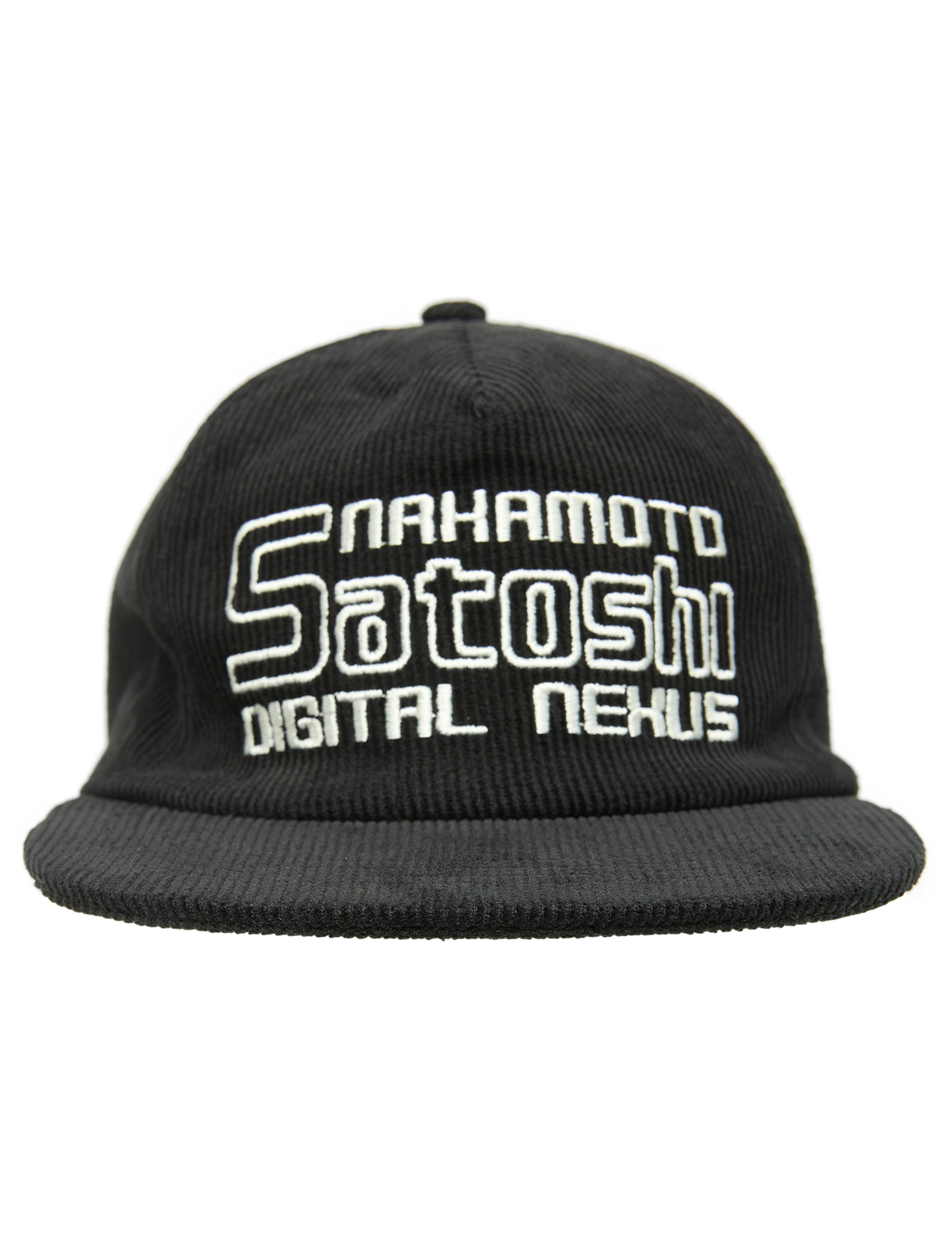 Satoshi Nakamoto Embroidered Corduroy Cap | Garmentory