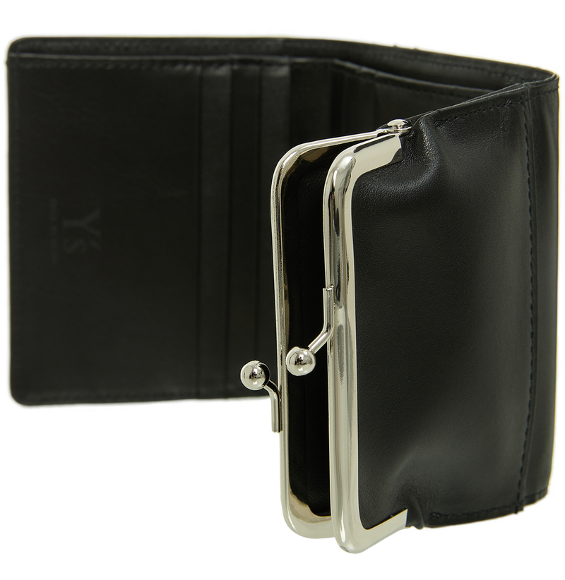 Y's Smooth Leather Wallet - Black Y's Smooth Leather Wallet - Black