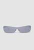 Jacquemus Mirada Sunglasses - Beige White/Silver/Silver Mirror - Thumbnail 2