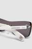 Jacquemus Mirada Sunglasses - Beige White/Silver/Silver Mirror - Thumbnail 5