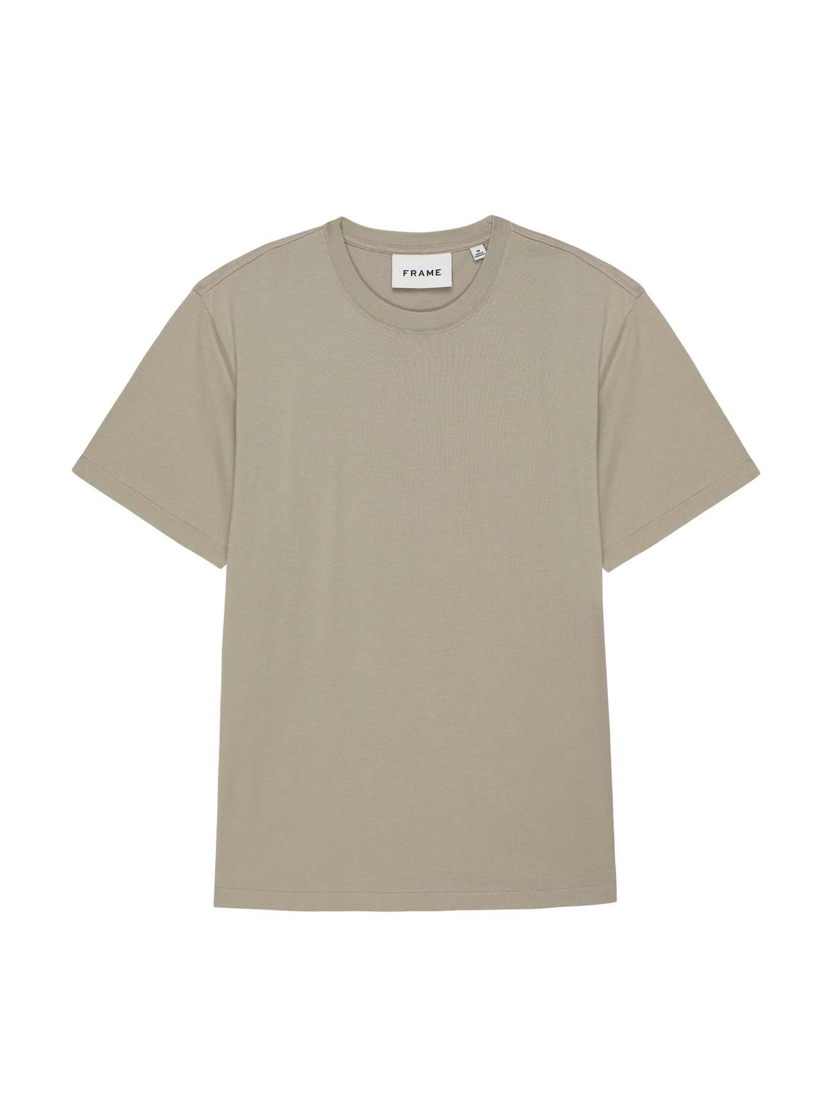 FRAME Denim Logo Tee - Dove | Garmentory