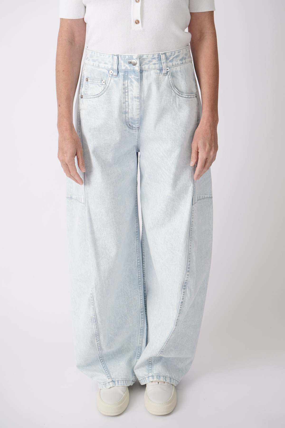AI　ensou. Big-E 4PK Jeans-Bleached ensou. Big-E 4PK Jeans-Bleached (Hand Bleach) / E10P008