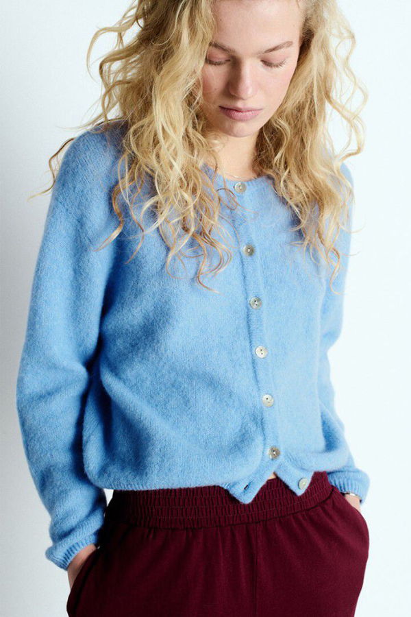 American Vintage Vito Cardigan - Atmosphere Blue