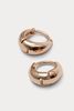 Rachel Comey Gold Baby Alpha Hoops - Thumbnail 2