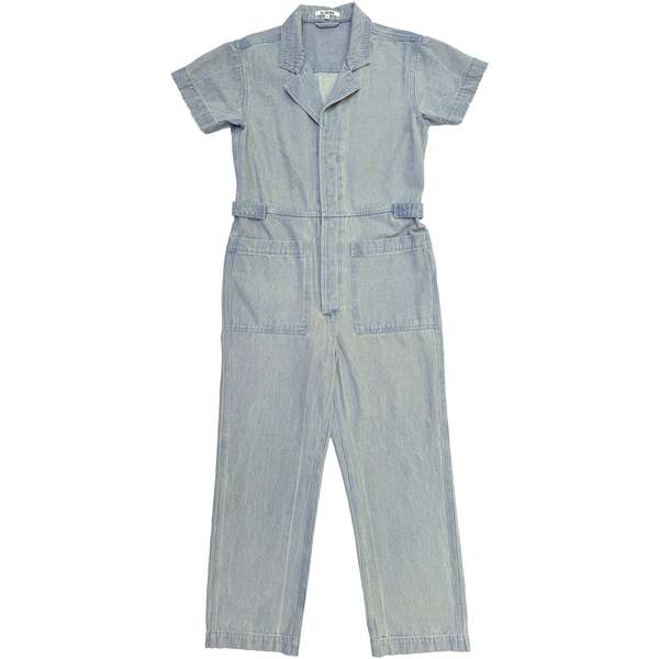 Ali Golden Boiler Suit - Light Denim