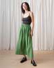 Ali Golden Full Skirt - Faded Grass Green - Thumbnail 5