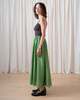Ali Golden Full Skirt - Faded Grass Green - Thumbnail 7
