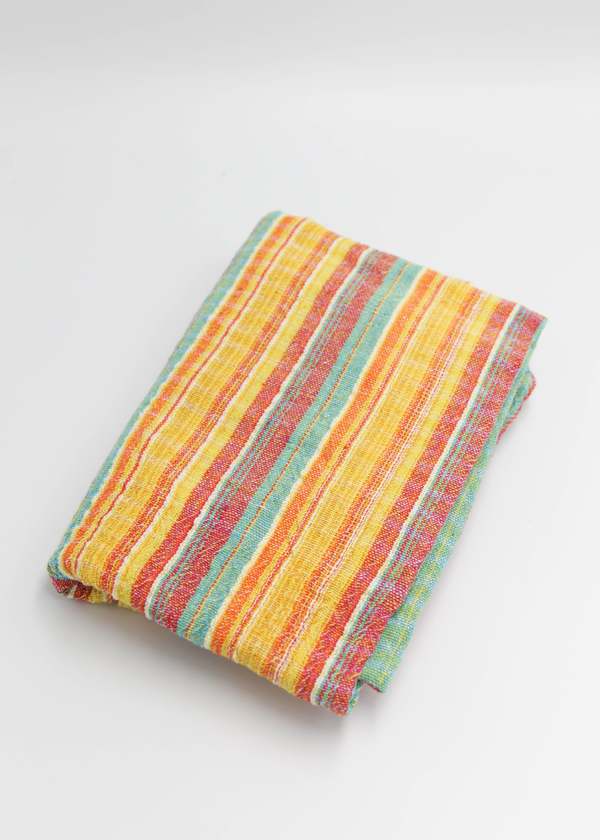 Auntie Oti Gauze Stripe Towel - Orange